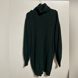 Dynamite| oversized turtleneck dress